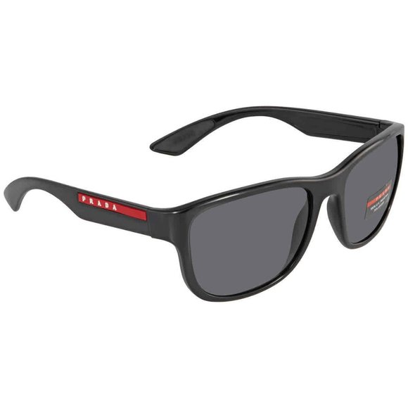 🔥 NEW PRADA MEN'S POLARIZED GREY SUNGLASSES - Picture 1 of 4